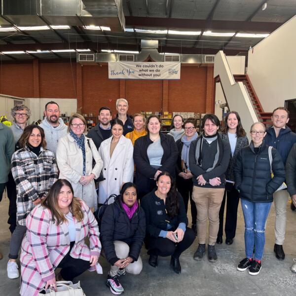 Group At Geelong Food Relief